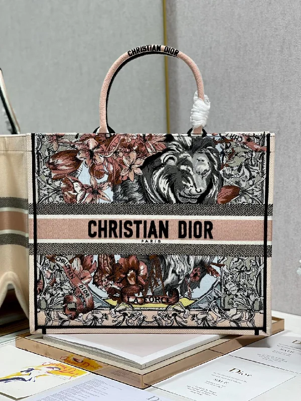 Christian Dior Large Dior Book Tote Multicolor. For Women. Women-s Handbags 16.5in/42cm CD M1286ZFOR_M884