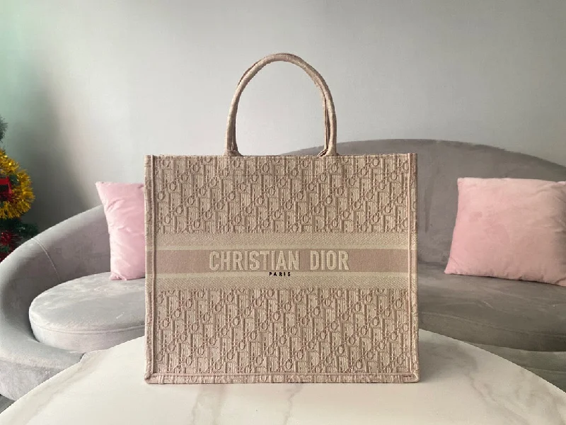 Christian Dior Large Dior Book Tote Pink. For Women. Women-s Handbags 16.5in/42cm CD