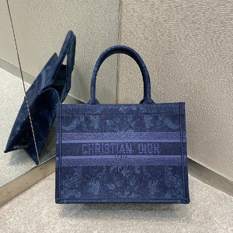 Christian Dior Medium Dior Book Tote Blue For Women 36cm/16.5in CD