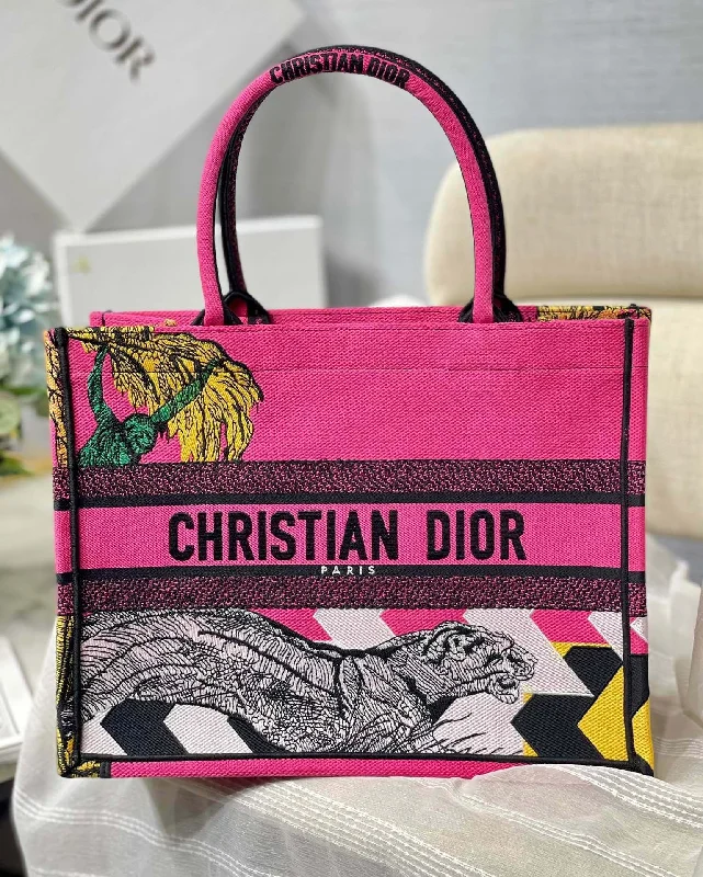 Christian Dior Medium Dior Book Tote Pink. For Women. Women-s Handbags 14in/36cm CD