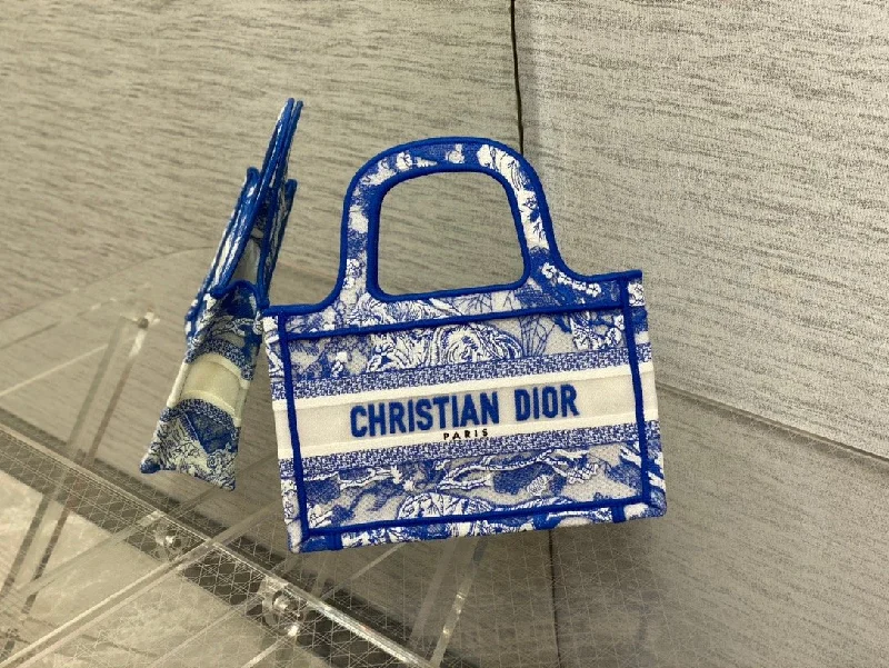 Christian Dior Mini Dior Book Tote Blue. For Women Women-s Handbags 22.5cm/9in CD