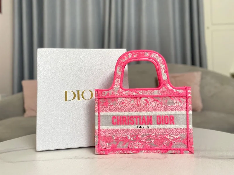 Christian Dior Mini Dior Book Tote Pink. For Women. Women-s Handbags 22.5cm/9in CD S5475ZRVJ_M956