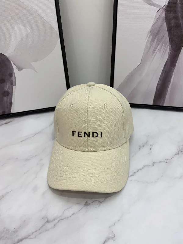 Fendi Baseball Cap Beige Fendi Cap