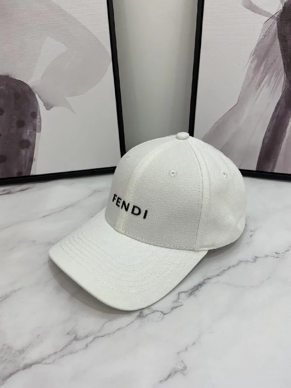 Fendi Baseball Cap White Fendi Cap