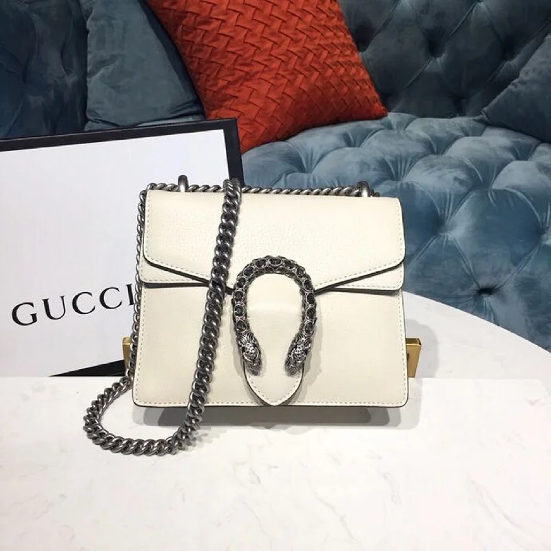 Gucci Dionysus Mini Bag White For Women 8in/20cm GG ?421970 0K7JN 9680