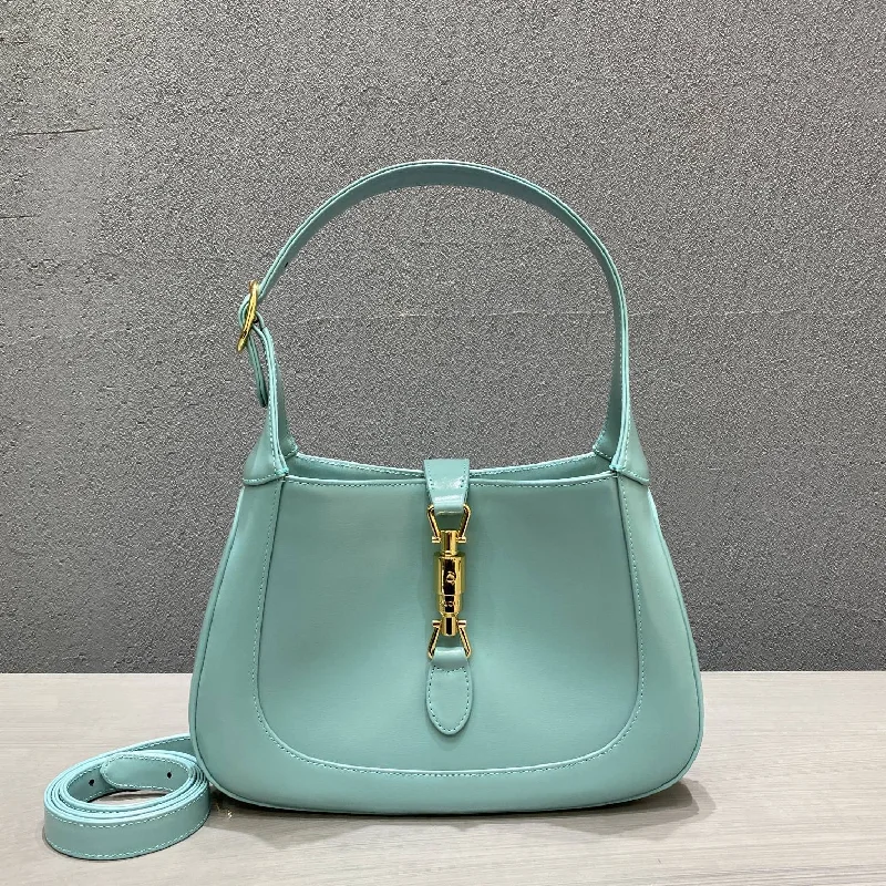 Gucci Jackie 1961 Small Shoulder Bag Light Blue For Women 10.8in/27.4cm GG ?636709 10O0G 4933