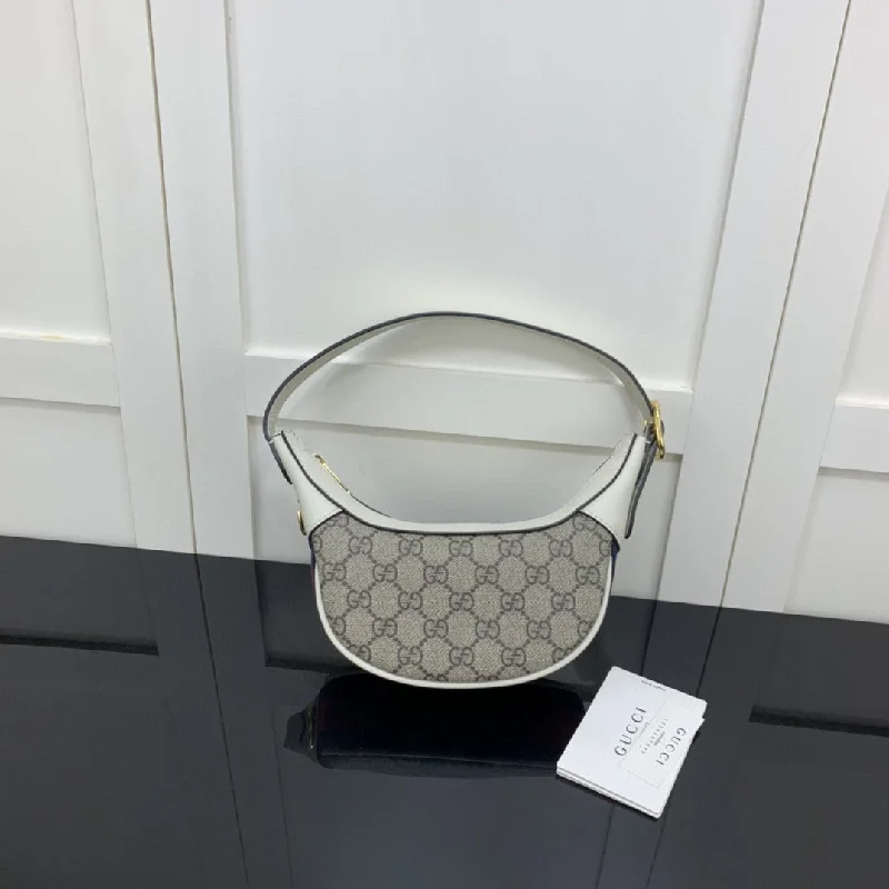 Gucci Ophidia GG Mini Bag Beige And Ebony GG Supreme Canvas For Women 7.9in/20cm GG 658551 96IWG 9794