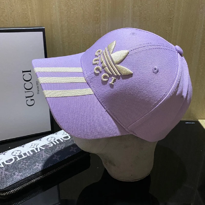 Gucci x Adidas Baseball Hat Blue GG Hat