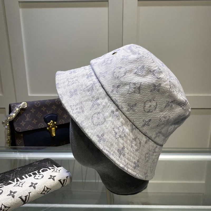 Louis Vuitton Buddy Bucket Hat In White