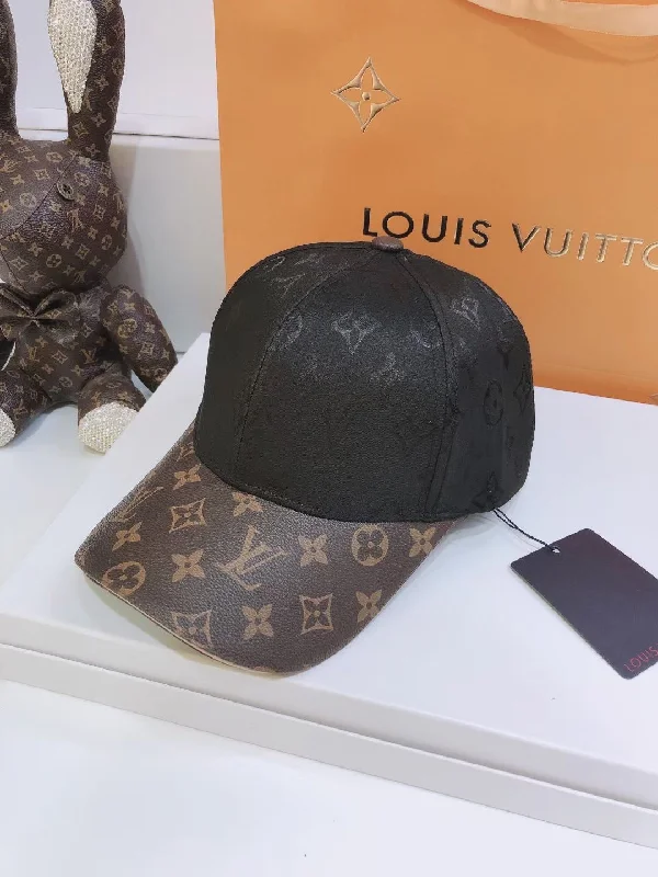 Louis Vuitton LV Get Ready Cap Monogram Canvas Black LV Cap M76528