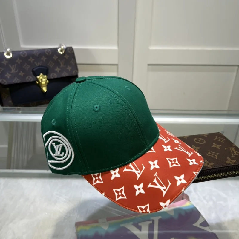 Louis Vuitton Match Cap Green/Red LV Cap