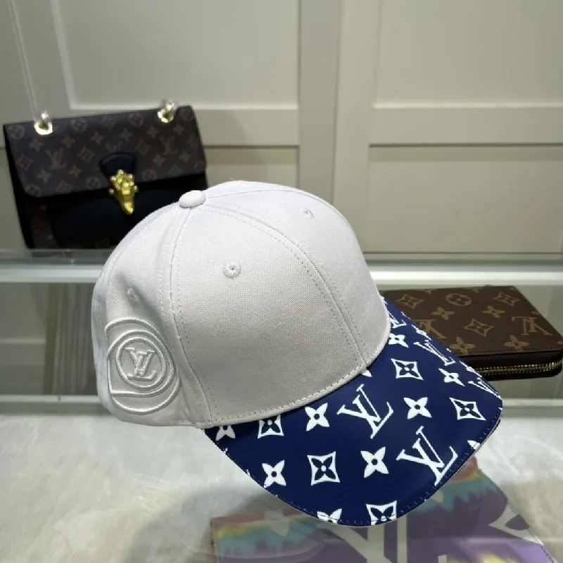 Louis Vuitton Match Cap White/Blue LV Cap M77741