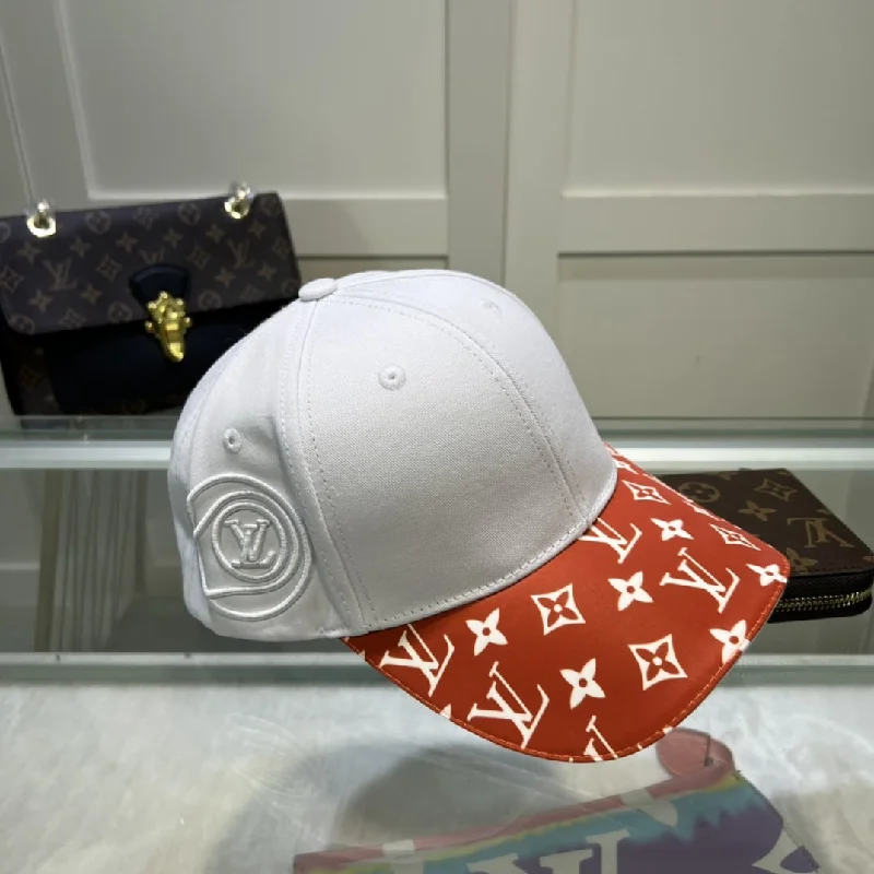 Louis Vuitton Match Cap White/Red LV Cap M77743