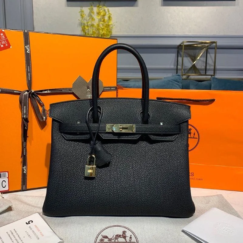 Hermes Birkin 30 Togo Black Bag For Women. Women-s Handbags 11.8in/30cm