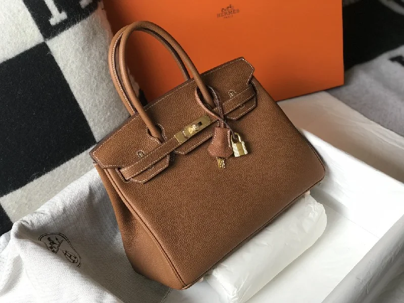 Hermes Birkin Brown Epsom Gold Hardware Bag For Women. Women-s Handbags. Shoulder Bags 30cm/12in