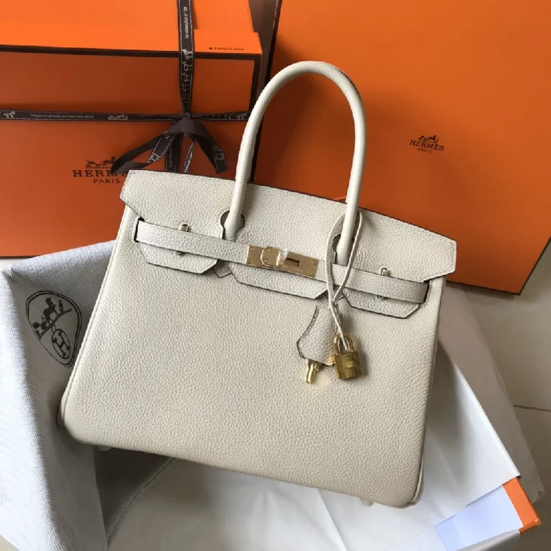 Hermes Birkin Cream With Gold Hardware Bag For Women. Women-s Handbags. Shoulder Bags 30cm/12in