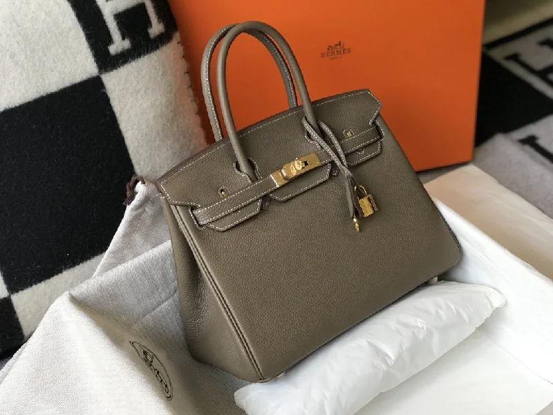 Hermes Birkin Etoupe Gold Hardware Bag For Women. Women-s Handbags. Shoulder Bags 30cm/12in