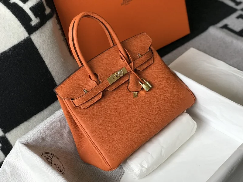 Hermes Birkin Orange Togo Gold Hardware Bag For Women. Women-s Handbags. Shoulder Bags 30cm/12in