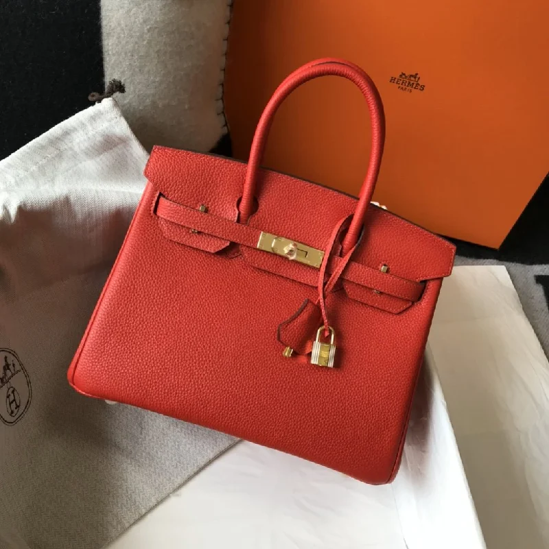 Hermes Birkin Rouge De Coeur Red Epsom Gold Hardware Bag For Women. Women-s Handbags. Shoulder Bags 30cm/12in