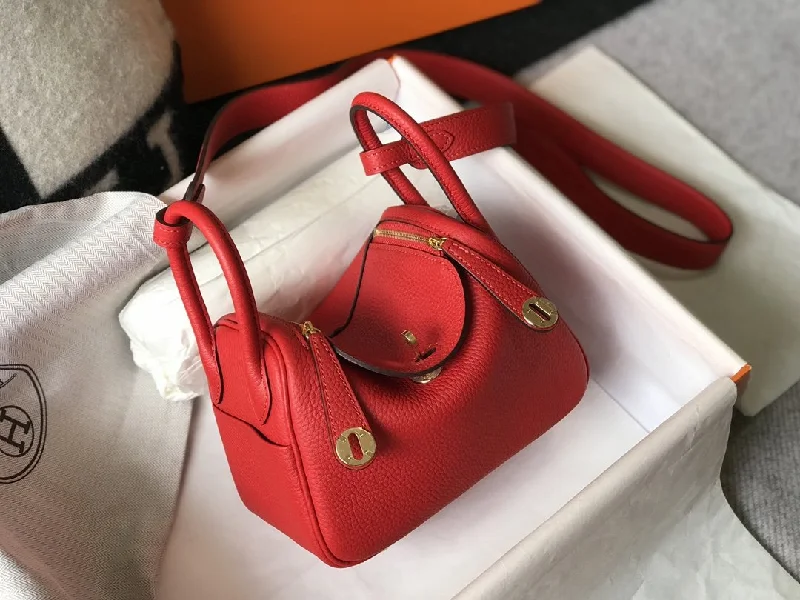 Hermes Crossbody Bag 19cm Red