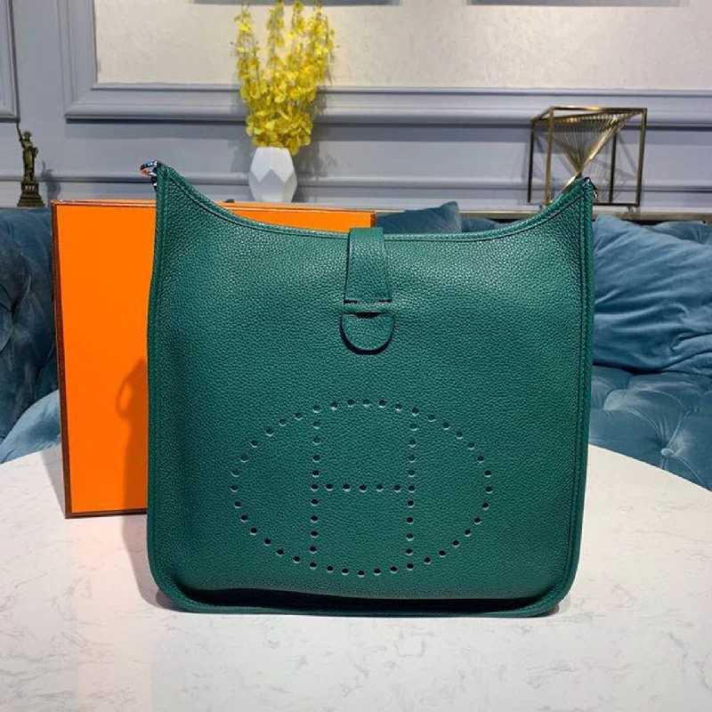 Hermes Evelyne III GM Bag Green For Women 11.8in/30cm