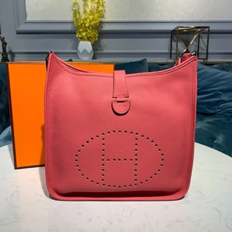 Hermes Evelyne III GM Bag Pink For Women 11.8in/30cm