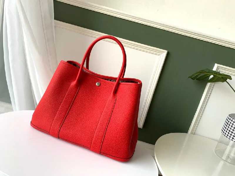 Hermes Garden Party 36 Bag Red For Women. Women-s Handbags. Shoulder Bags 14.2in/36cm