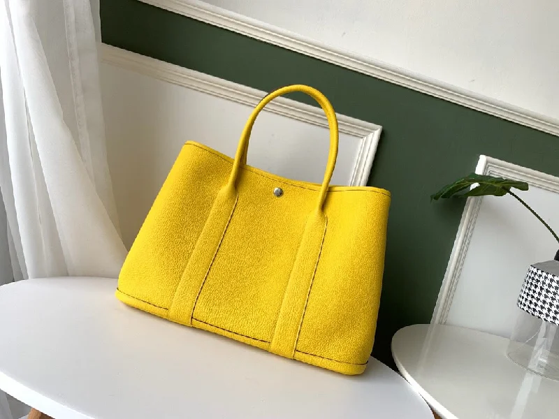 Hermes Garden Party 36 Bag Yellow For Women. Women-s Handbags. Shoulder Bags 14.2in/36cm