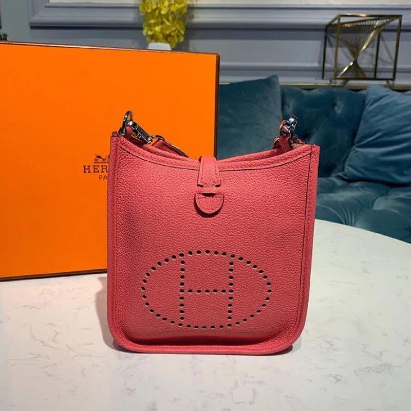 Hermes Mini Evelyne Pink For Women 7.8in/20cm