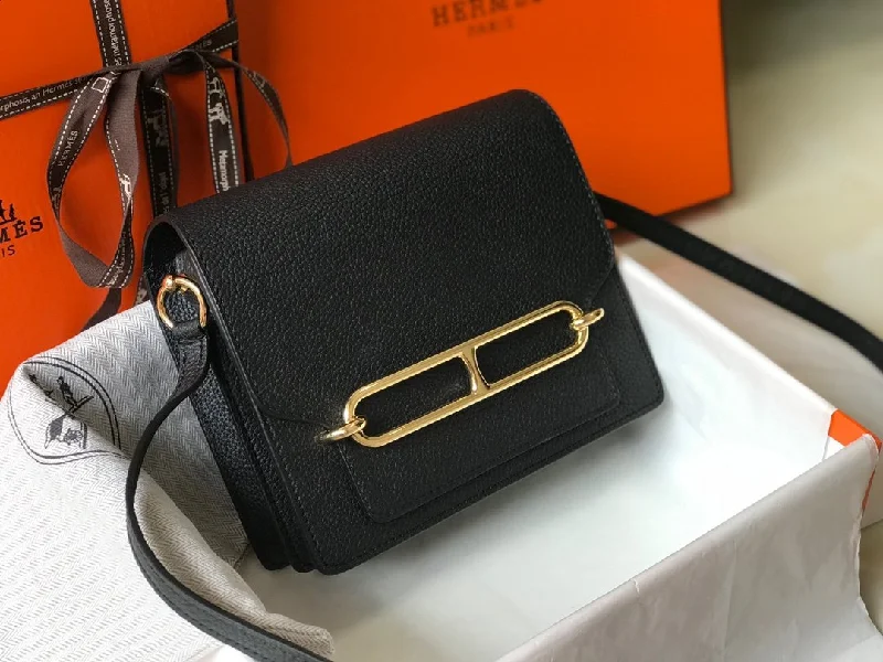 Hermes Mini Evercolor Sac Roulis 19 Black For Women. Women-s Handbags. Shoulder Bags 7.5in/19cm