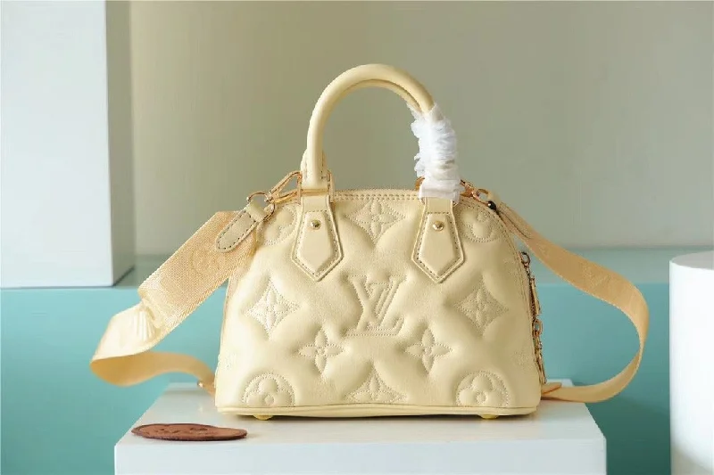 Louis Vuitton Alma BB Banana Yellow For Women. Women-s Handbags. Shoulder And Crossbody Bags 9.6in/25cm LV M59821