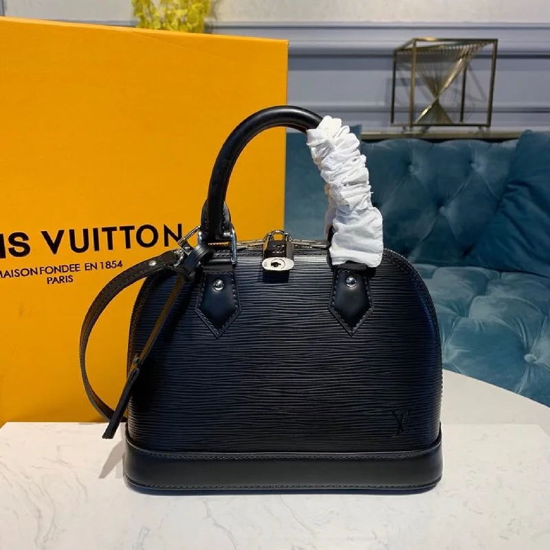 Louis Vuitton Alma BB Epi Black For Women. Women-s Handbags. Shoulder And Crossbody Bags 9.2in/23.5cm LV M40862