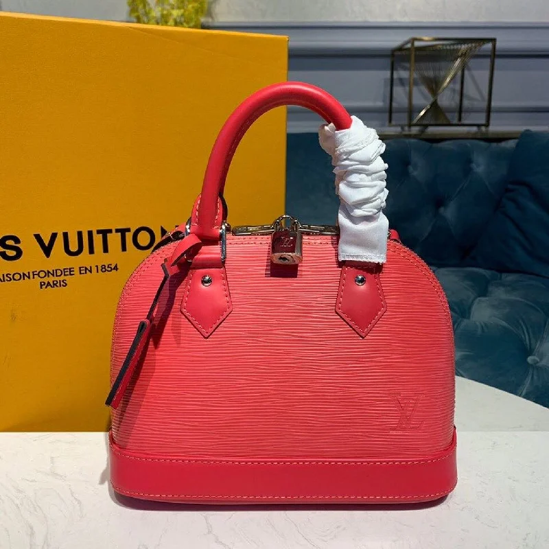 Louis Vuitton Alma BB Epi Hot Pink For Women. Women-s Handbags. Shoulder And Crossbody Bags 9.2in/23.5cm LV