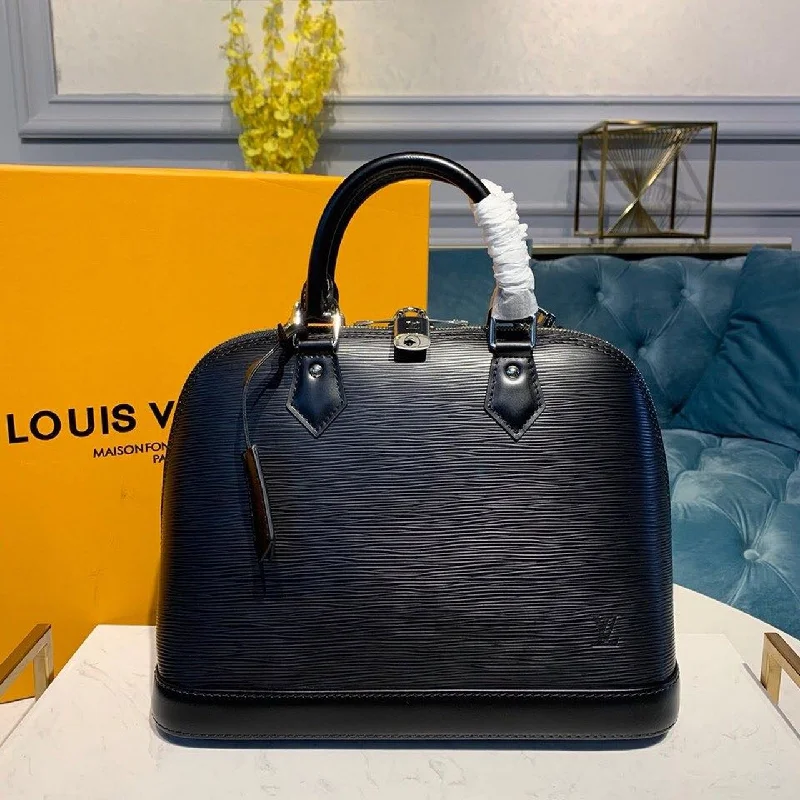 Louis Vuitton Alma PM Epi Black For Women. Women-s Handbags. Shoulder And Crossbody Bags 12.6in/32cm LV M40302