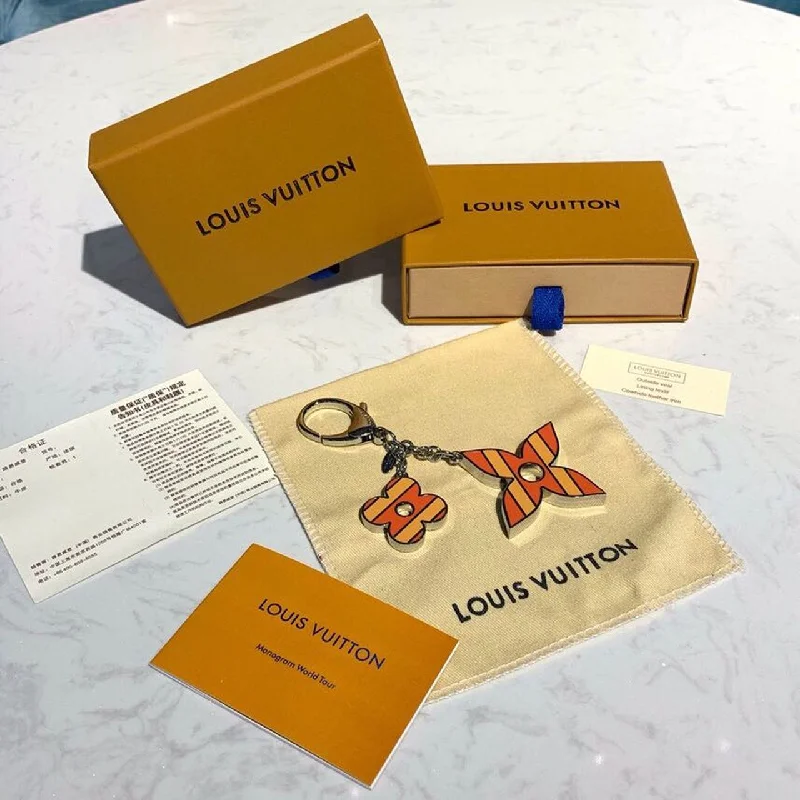 Louis Vuitton Bag Charm and Key Holder Spring/Summer Collection. Orange/Yellow