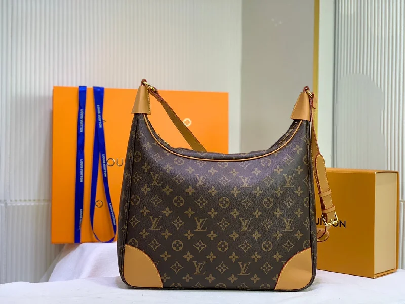 Louis Vuitton Boulogne 35 Monogram Canvas For Women. Women-s Handbags. Shoulder And Crossbody Bags 13.8in/35cm LV M51260