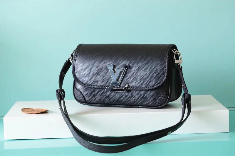 Louis Vuitton Buci Epi Black For Women. Women-s Handbags. Shoulder And Crossbody Bags 24.5cm/9.6in LV M59386