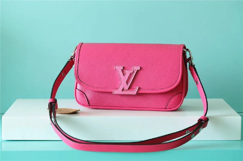 Louis Vuitton Buci Epi Dragon Fruit Pink For Women. Women-s Handbags. Shoulder And Crossbody Bags 24.5cm/9.6in LV M59460