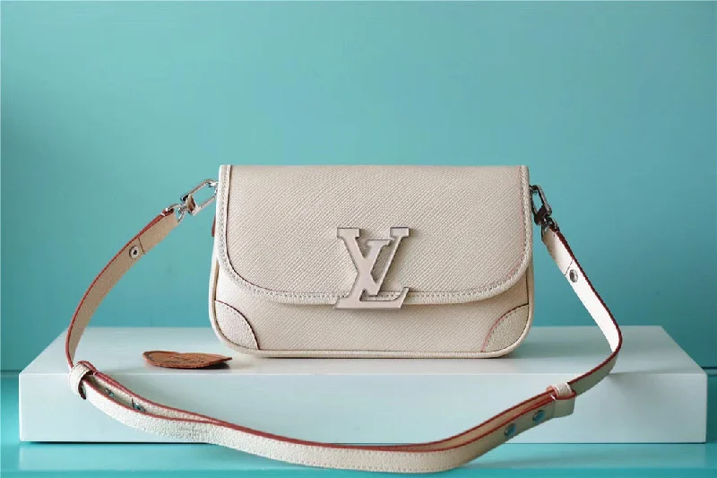 Louis Vuitton Buci Epi Quartz White For Women. Women-s Handbags. Shoulder And Crossbody Bags 24.5cm/9.6in LV M59457