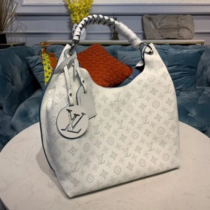 Louis Vuitton Carmel Hobo Bag Ivory For Women. Women-s Handbags. Shoulder Bags 13.8in/40cm LV