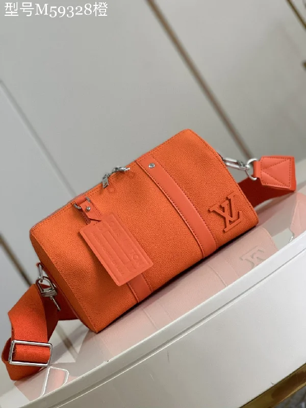 Louis Vuitton City Keepall Aerogram Orange For Men. Men-s Bags. Shoulder And Crossbody Bags 10.6in/27cm LV