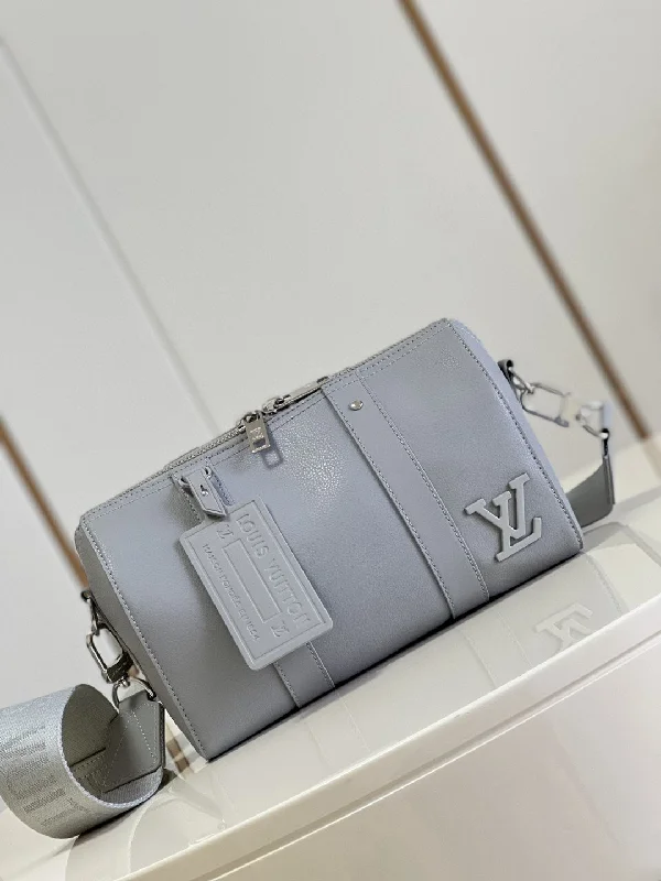 Louis Vuitton City Keepall Grey Aerogram For Women. Women-s Bags. Crossbody Bags 10.6in/27cm LV M59328