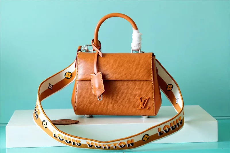 Louis Vuitton Cluny Mini Epi Gold Miel For Women. Women-s Handbags. Shoulder And Crossbody Bags 20cm/7.9in LV M58931