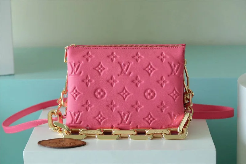 Louis Vuitton Coussin BB Monogram Light Pink For Women. Women-s Bags. Shoulder And Crossbody Bags 8.3in/21cm LV