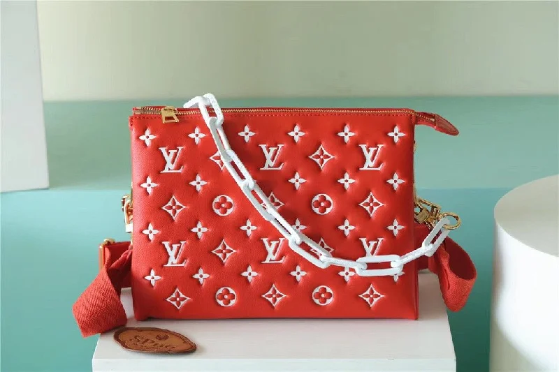 Louis Vuitton Coussin PM Bag Monogram For Women Terracotta Brown 10.2in/26cm LV M20761