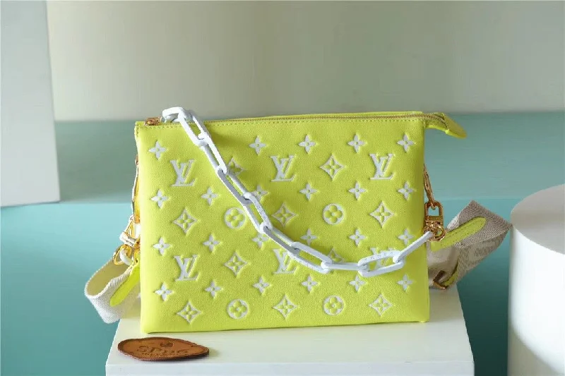 Louis Vuitton Coussin PM Bag Monogram For Women Yellow 10.2in/26cm LV M20843