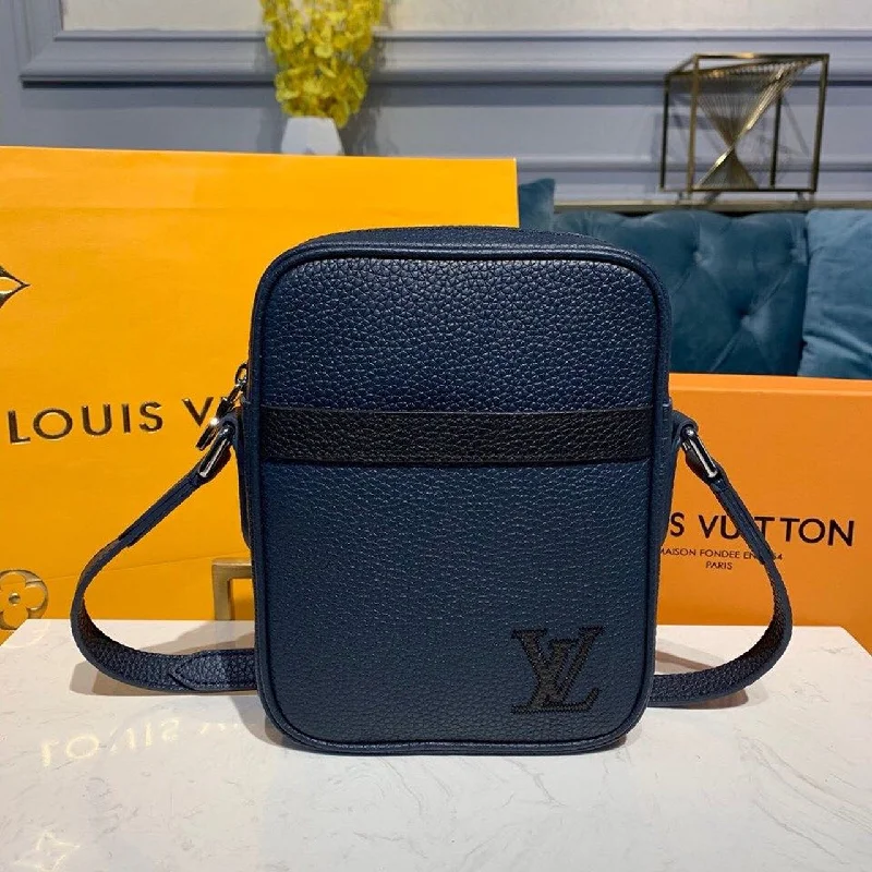 Louis Vuitton Danube Slim PM Blue For Women. Women-s Bags. Shoulder And Crossbody Bags 6.3in/16cm LV M55168