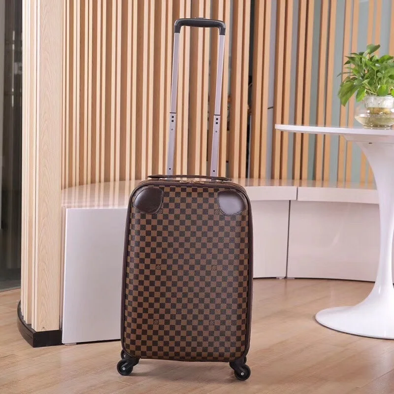 Louis Vuitton Exqusite Travelling Luggages Brown For Men. Men-s Luggage 20in/50cm LV