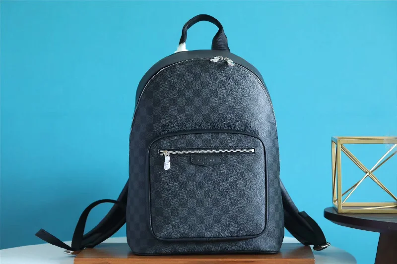 Louis Vuitton Josh Backpack Damier Graphite Canvas For Men. Men-s Bags 40cm LV N40365