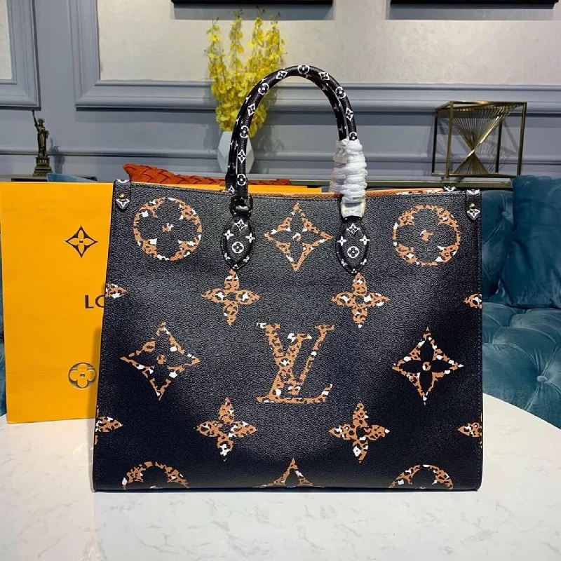 Louis Vuitton Jungle Monogram Giant OnTheGo Tote Bag 41cm For Women Ivoire LV